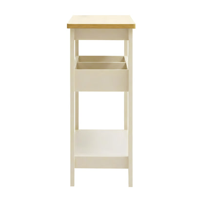 Windsor Sofa Side Table - Ivory