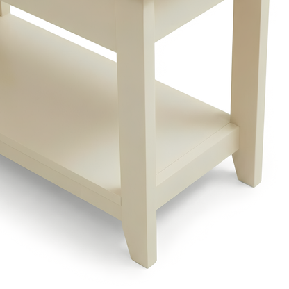 Windsor Sofa Side Table - Ivory