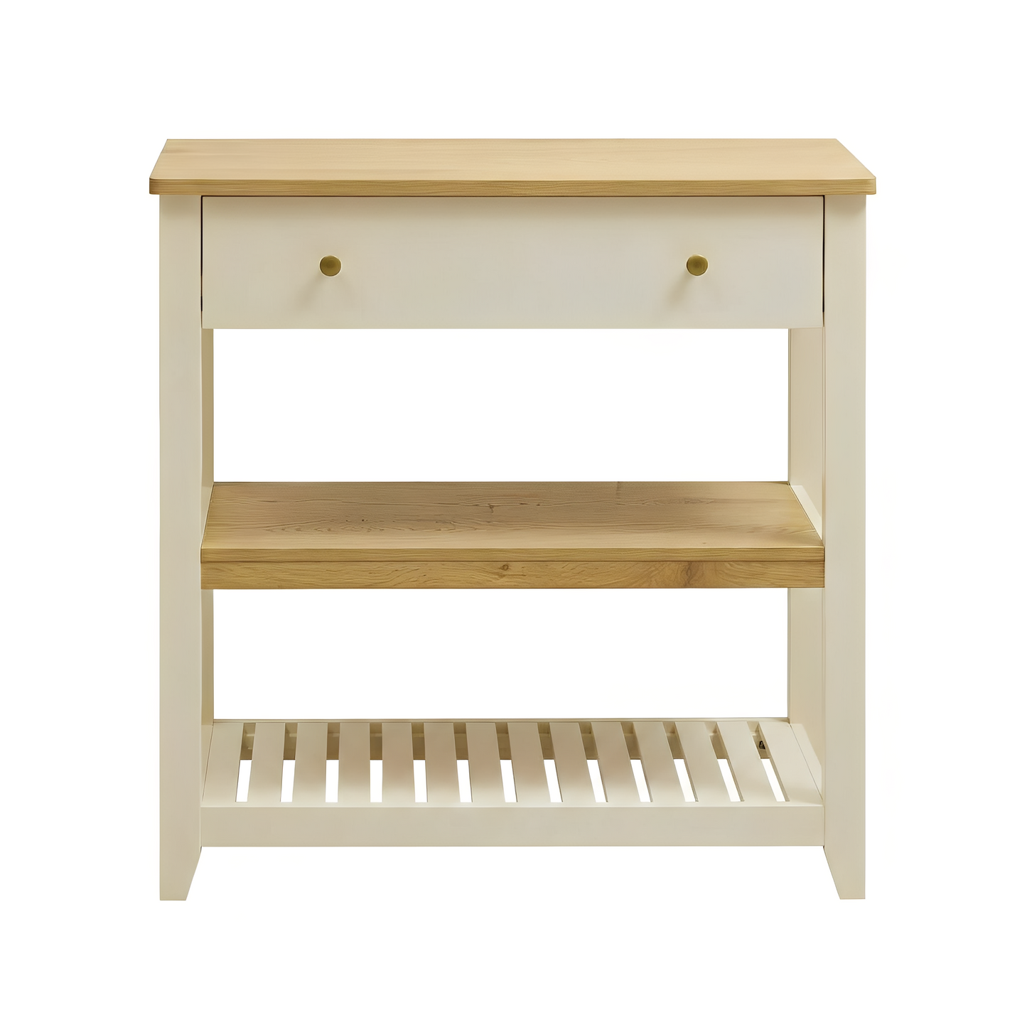 Windsor Console with Drawer - Ivory
