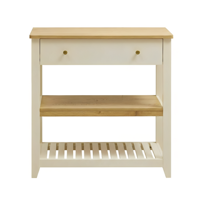 Windsor Console with Drawer - Ivory