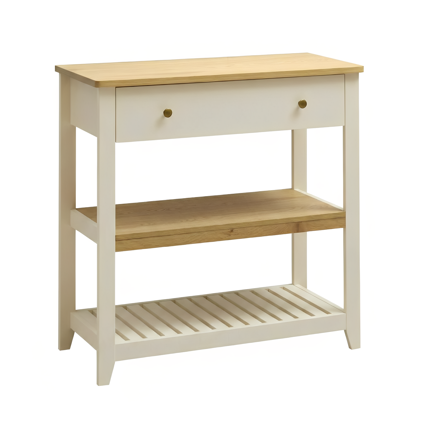 Windsor Console with Drawer - Ivory
