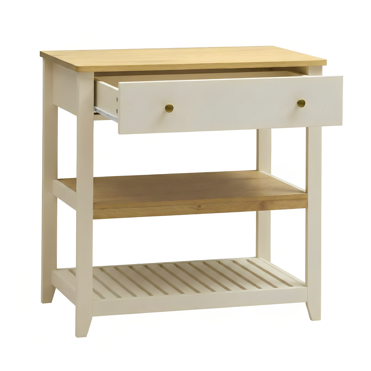 Windsor Console with Drawer - Ivory