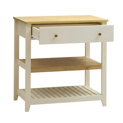 Windsor Console with Drawer - Ivory