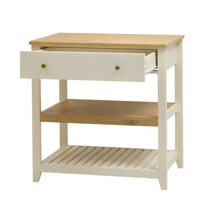 Windsor Console with Drawer - Ivory