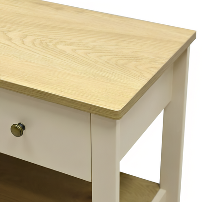 Windsor Console with Drawer - Ivory