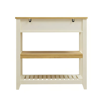 Windsor Console with Drawer - Ivory