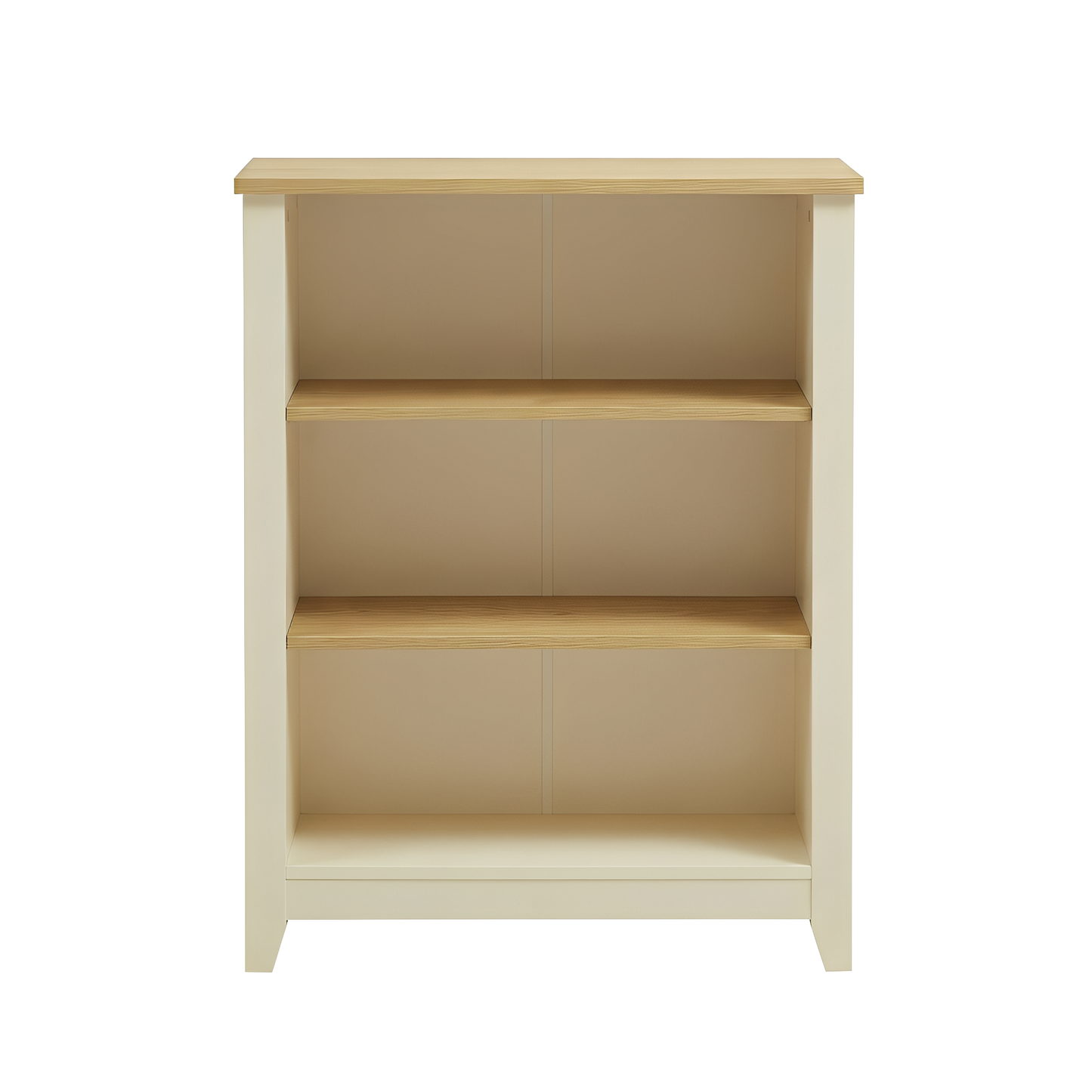 Windsor Bookcase 3 Tier - Ivory