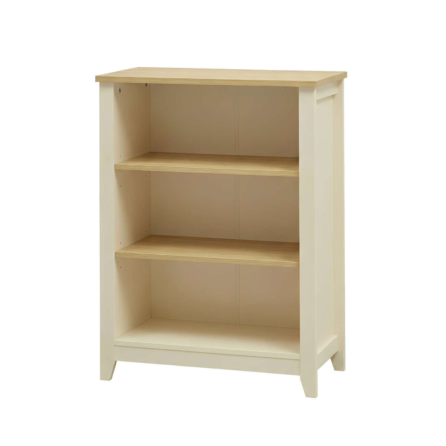 Windsor Bookcase 3 Tier - Ivory