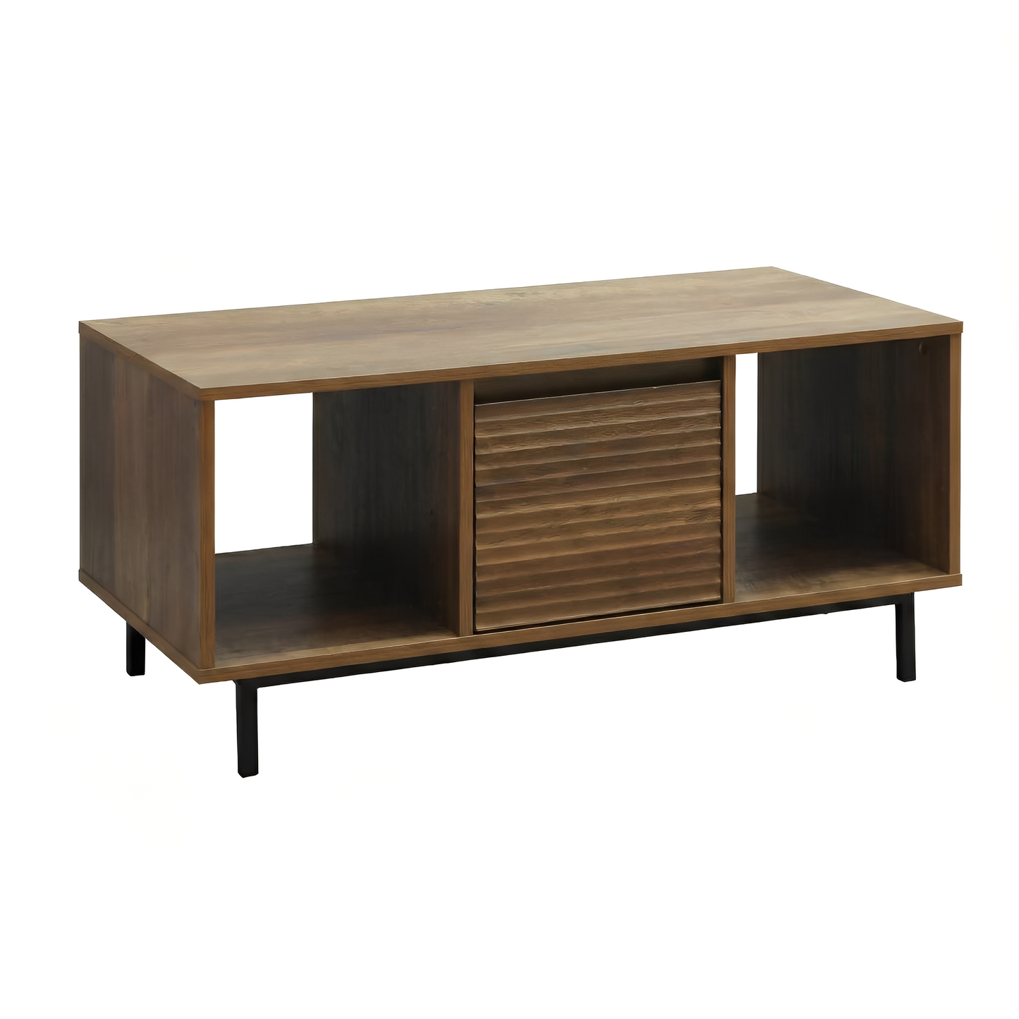 Cavin Coffee Table with Drawer - Dark Wood Effect