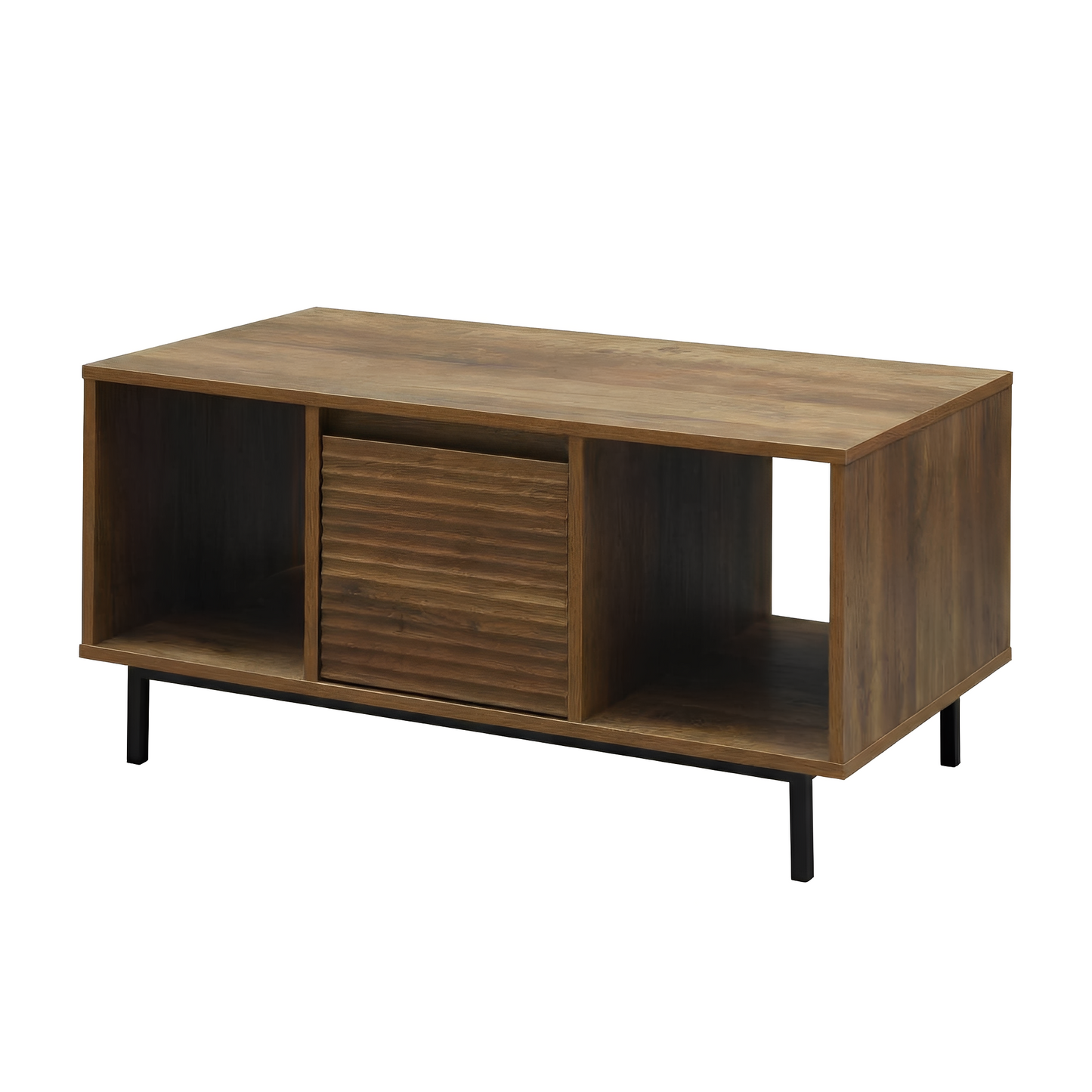 Cavin Coffee Table with Drawer - Dark Wood Effect