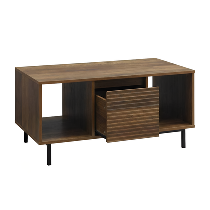 Cavin Coffee Table with Drawer - Dark Wood Effect
