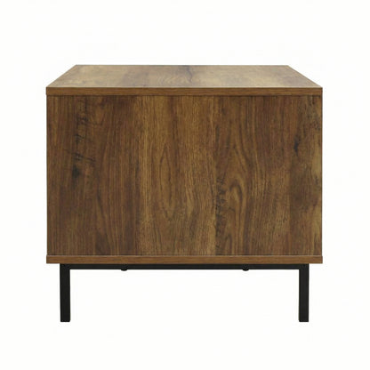 Cavin Coffee Table with Drawer - Dark Wood Effect