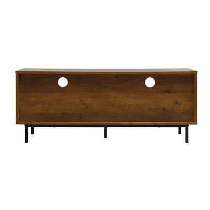 Cavin TV Cabinet with 2 Drawers - Dark Wood Effect