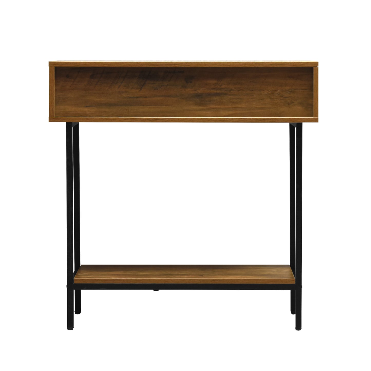 Cavin Console Table with 1 Drawer - Dark Wood Effect