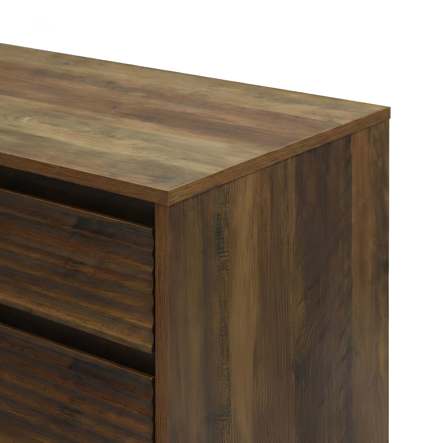 Cavin Shoe Cabinet 2 Door 1 Drawer - Dark Wood Effect