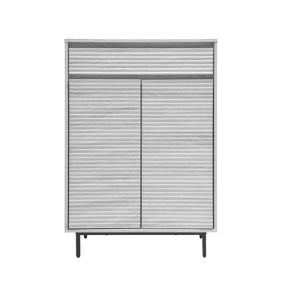 Cavin Shoe Cabinet 2 Door 1 Drawer - Light Wood Effect