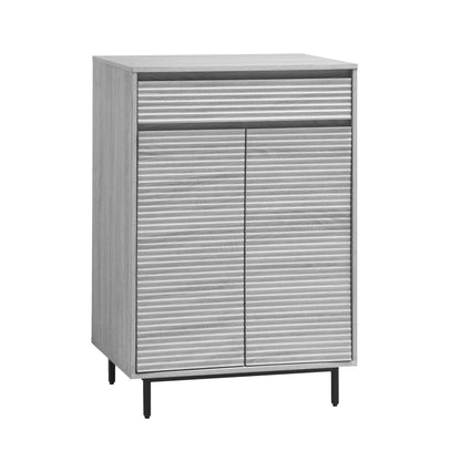 Cavin Shoe Cabinet 2 Door 1 Drawer - Light Wood Effect