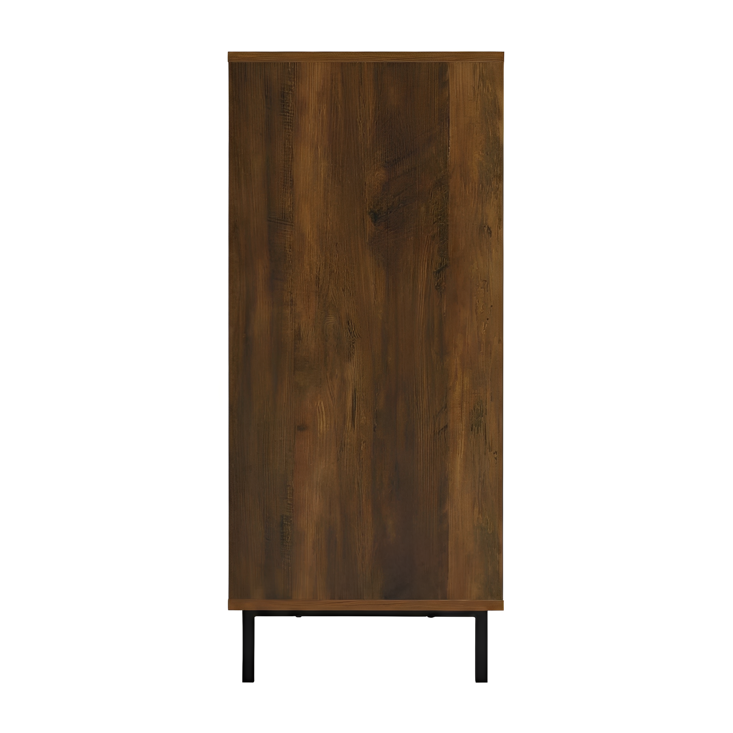 Cavin Sideboard 2 Door 2 Cubby Shelf - Dark Wood Effect
