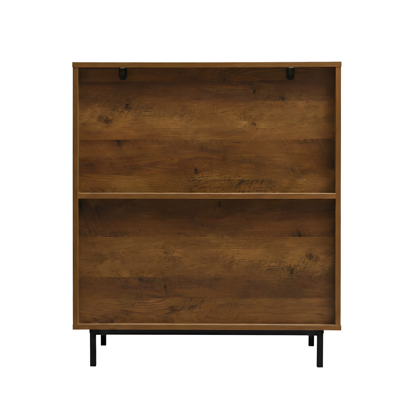 Cavin Sideboard 2 Door 2 Cubby Shelf - Dark Wood Effect