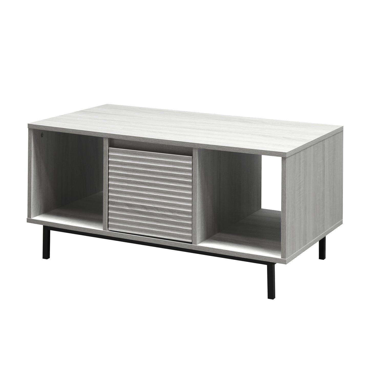 Cavin Coffee Table with Drawer - Light Wood Effect