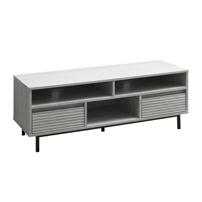 Cavin TV Cabinet with 2 Drawer - Light Oak Effect