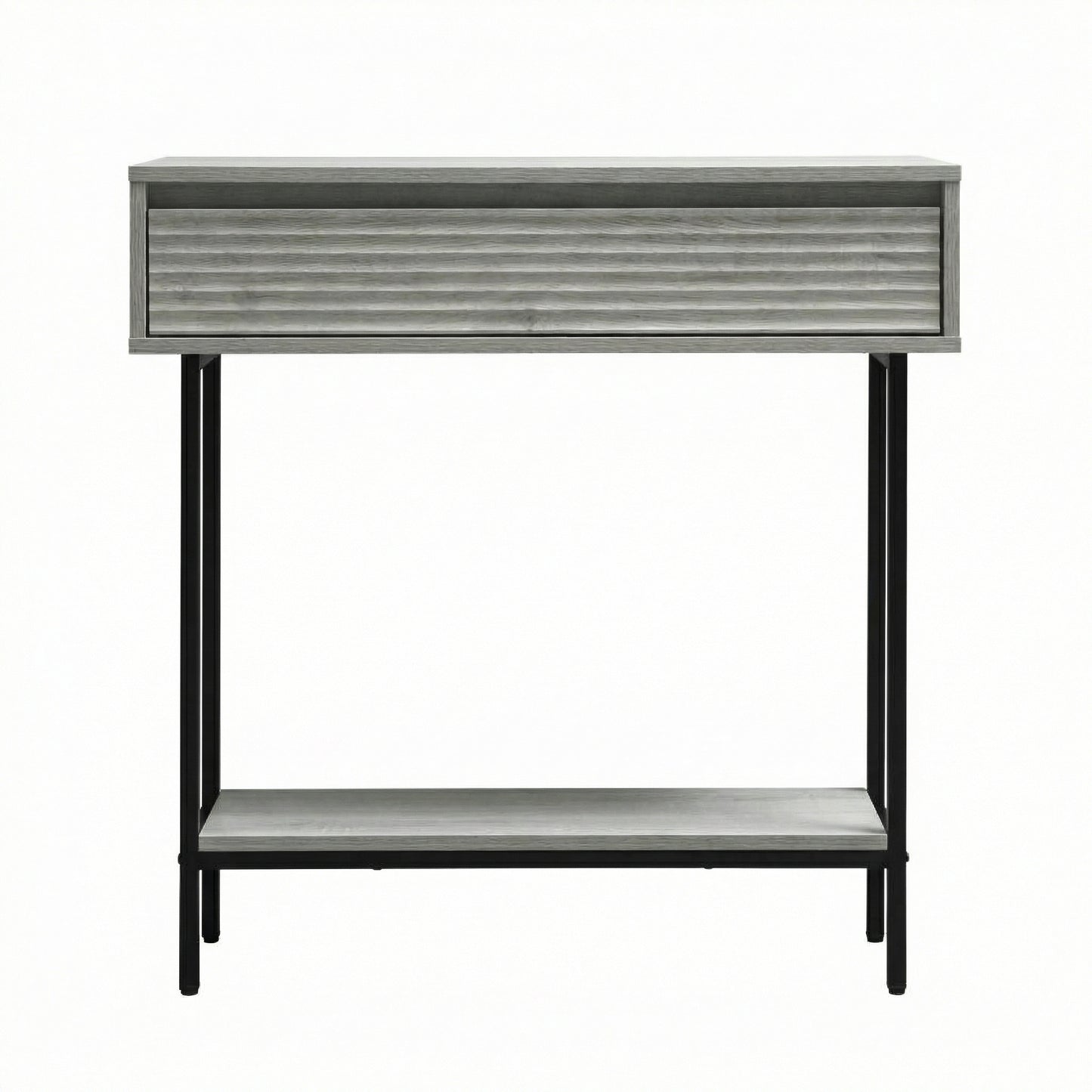Cavin Console Table with 1 Drawer - Light Oak Effect