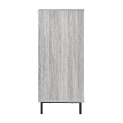Cavin Sideboard 2 Door 2 Cubby Shelf - Light Wood Effect