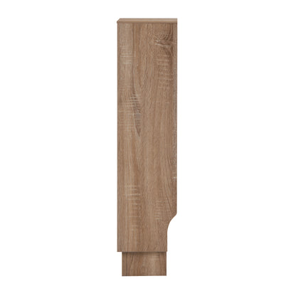 Eve Natural Oak Effect Radiator Cover Small – Modern Slatted Wooden Radiator Cabinet