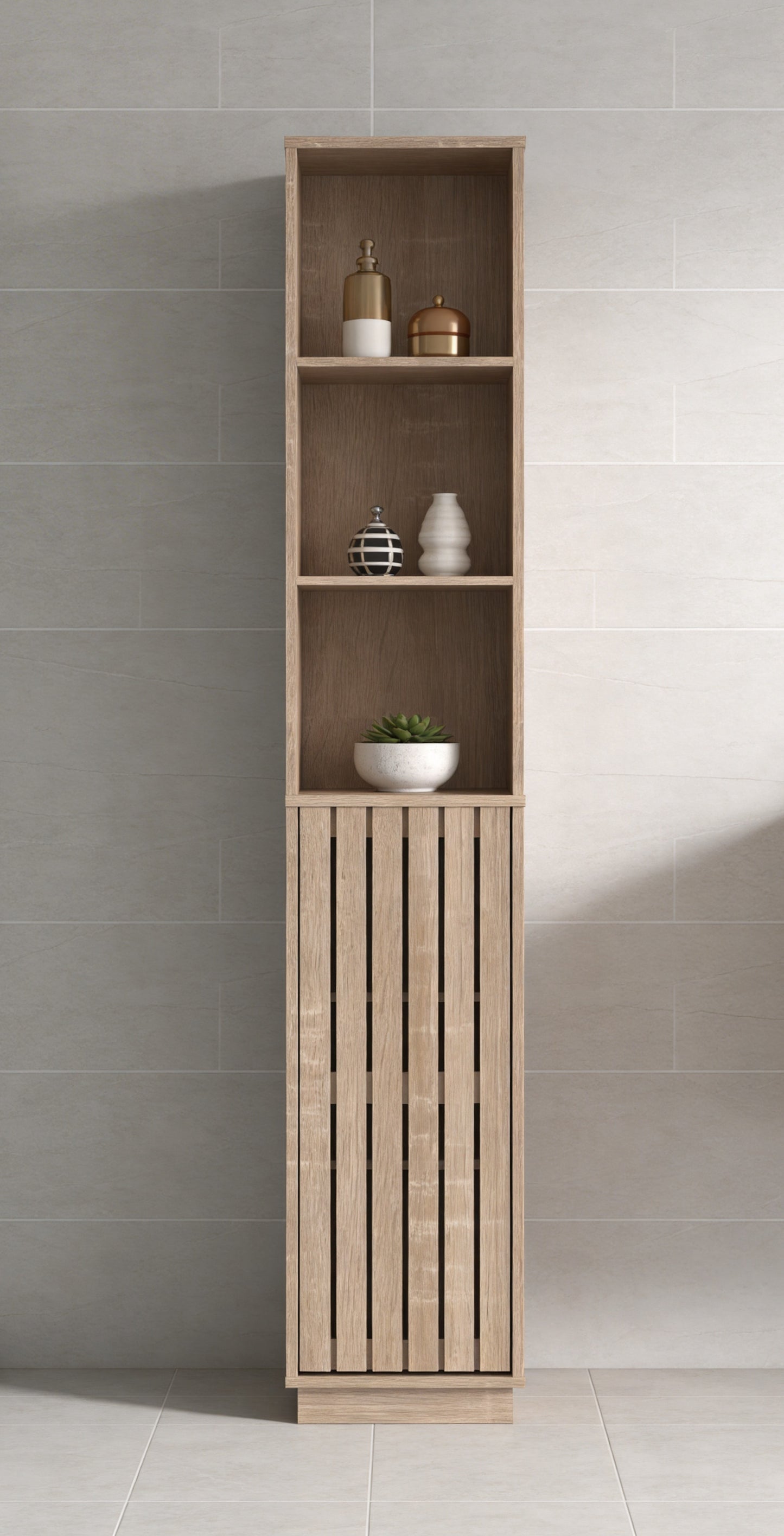 Gaia Tallboy - Natural Oak Effect
