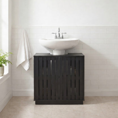 Gaia UnderBasin Cabinet - Black Oak Effect