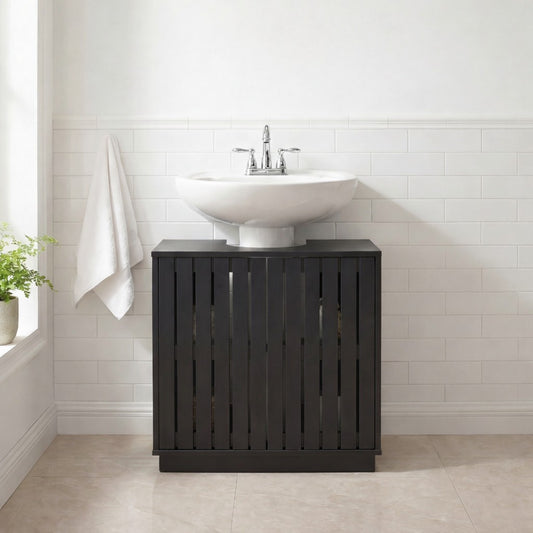 Gaia UnderBasin Cabinet - Black Oak Effect