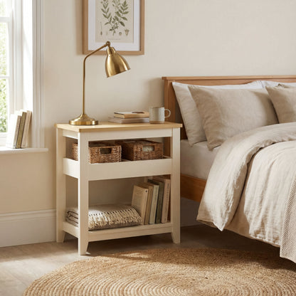 Windsor Sofa Side Table - Ivory