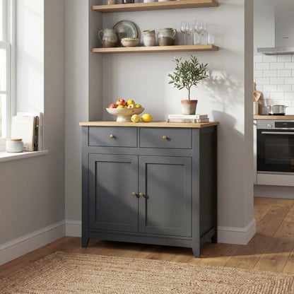 Windsor Sideboard 2 Door 2 Drawer - Grey