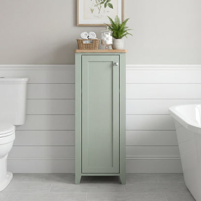 Olivia Single Door Floor Cabinet - Sea Foam