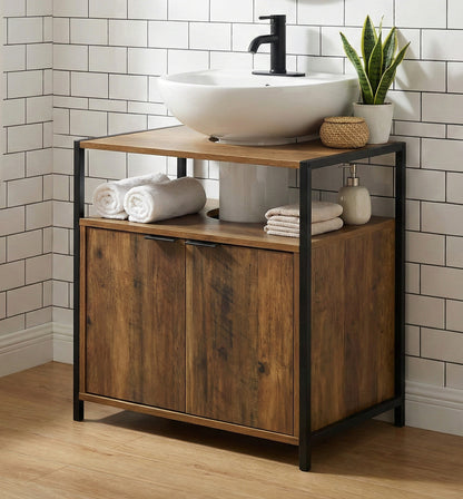 Rivet Under Basin - Wood Effect