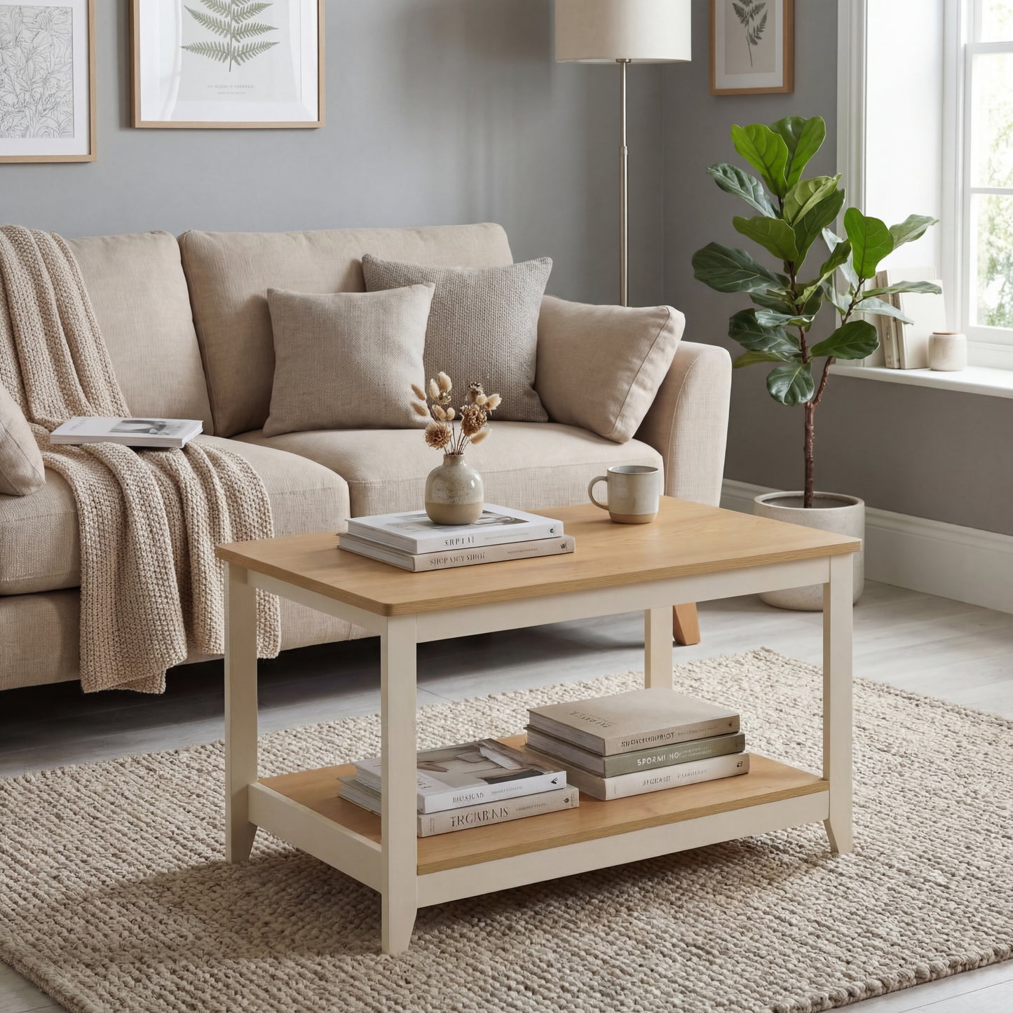 Windsor Coffee Table - Ivory