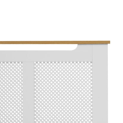 Eleanor Radiator Cover Medium - White and Oak Effect Top