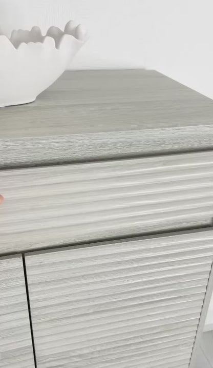 Cavin Shoe Cabinet 2 Door 1 Drawer - Light Wood Effect